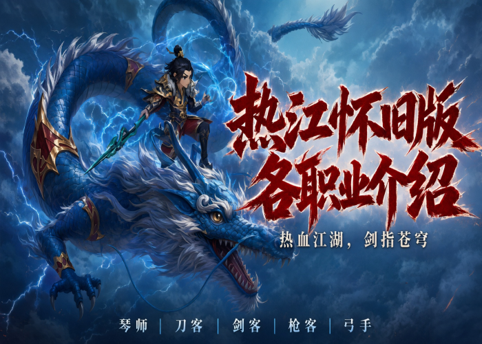 《热江怀旧版》五大职业全解析！琴师、刀客、剑客、枪客、弓手，选对职业闯荡复古江湖